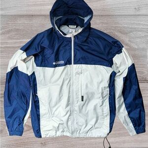 Columbia Navy and White Sportswear Jacket